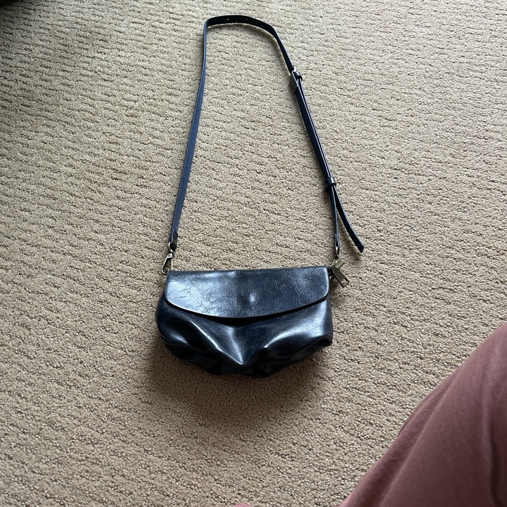 Anthropologie Blue Crossbody Bag